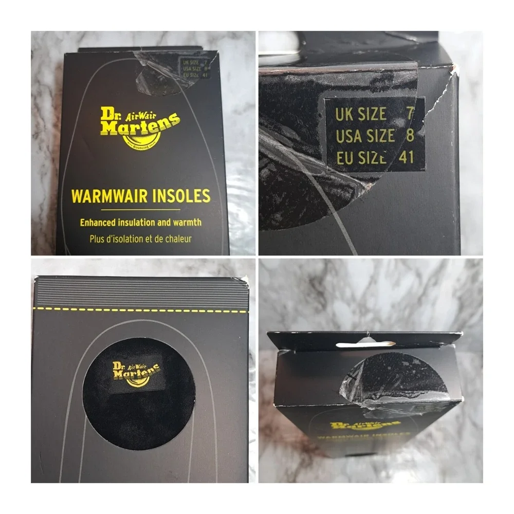 Dr Martens WarmAir Insoles Size US 8 Comfort Fur‎ Enhanced Insulation & Warmth